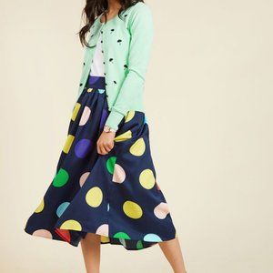 Polka dot Midi skirt